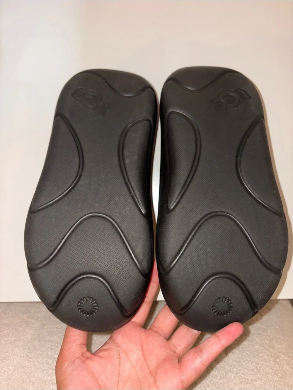 UGG Men’s Black Slip-On Clog Sandals
